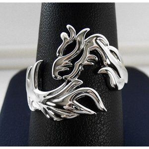 925 STERLING SILVER Dragon Ring High Polished Unisex Men's or Women's